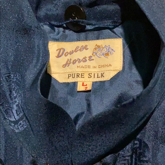 VINTAGE Silk Padded Jacket - Picture 3 of 3